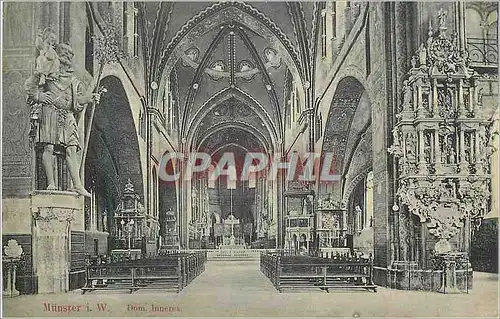 Cartes postales Munster i W Dom inneres