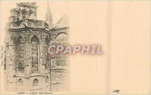 Cartes postales Caen L'Eglise Saint Sauveur (carte 1900)