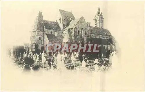 Cartes postales Eglise Caen  (carte 1900)