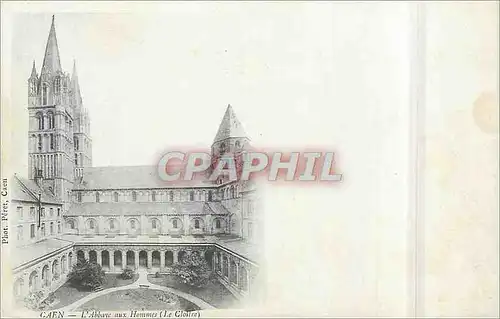 Cartes postales Caen L'Abbaye aux Hommes (Le Cloitre) (carte 1900)
