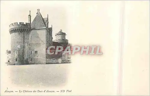 Ansichtskarte AK Alencon Le Chateau des Ducs d'Alencon (carte 1900)