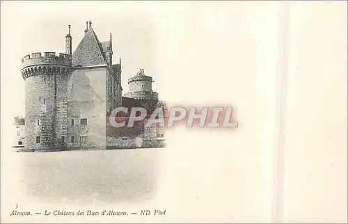 Cartes postales Alencon Le Chateau des Ducs d'Alencon (carte 1900)
