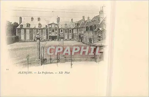 Cartes postales Alencon La Prefecture (carte 1900)