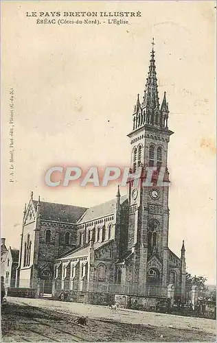 Cartes postales Le Pays Breton Illustre Ereac (Cotes du Nord) L'Eglise