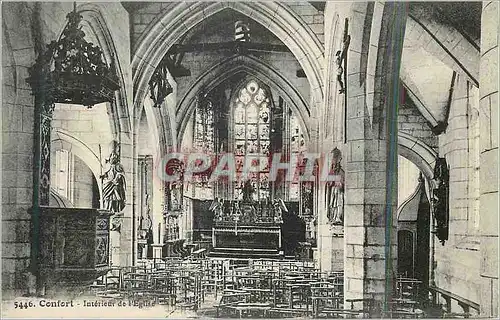 Cartes postales Confort Interieur de l'Eglise
