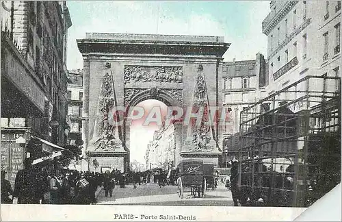 Cartes postales Paris Porte Saint Denis