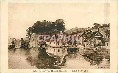 Cartes postales Saint Honore Les Bains Etang du Seu