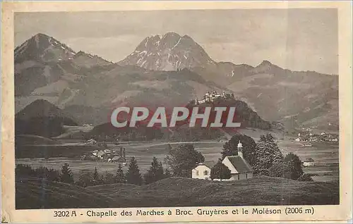 Ansichtskarte AK Chapelle des Marches a Broc Gruyeres et le Moleson