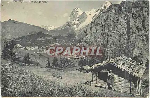 Cartes postales Generalansicht Murren