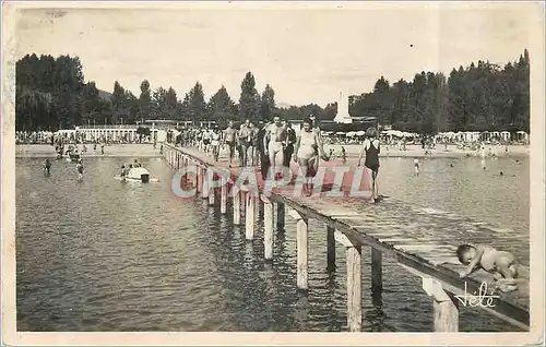 Moderne Karte La Plage d'Aix les Bains