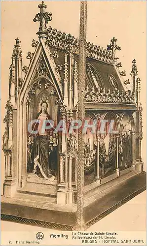 Cartes postales Bruges Hopital Saint Jean La Chasse de Sainte Ursule