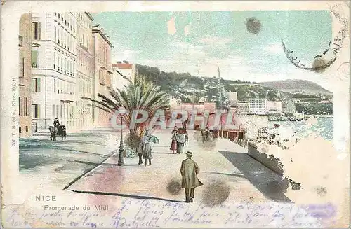 Cartes postales Nice Promenade du Midi