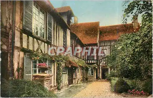 Moderne Karte Conches (Eure) Maison Normande d'epeque