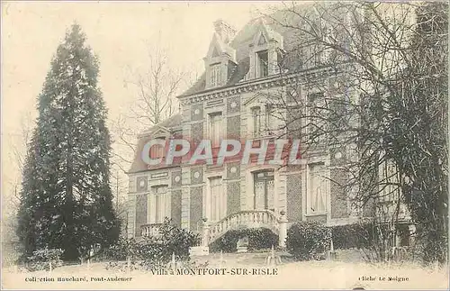Cartes postales Villa a Montfort sur Risle