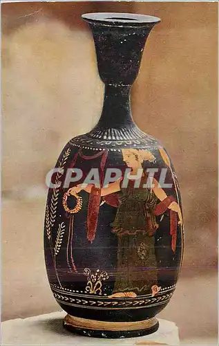Cartes postales moderne Lekythos Madrid Museo Arqueologico Nacional Vase aus Peastum im still