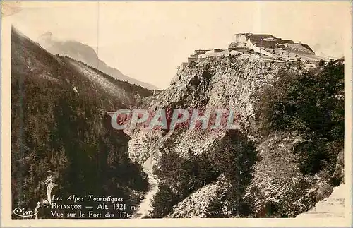 Cartes postales moderne Les Alpes Touristiques Briancon Vue sur le Fort des Tetes