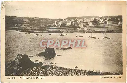 Cartes postales Tregastel Primel Le Port et le Diben