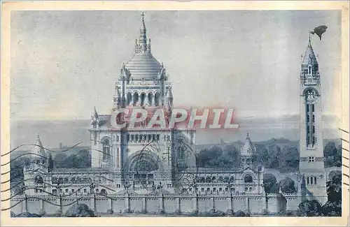 Cartes postales La Basilique de Lisieux Vue Generale du Projet