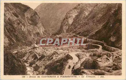 Cartes postales Route de Cauterets a Pierrefite Le Limacon