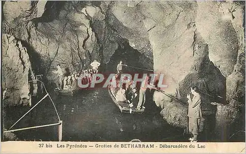 Ansichtskarte AK Les Pyrenees Grottes de Betharram Debarcadere du Lac Bateau