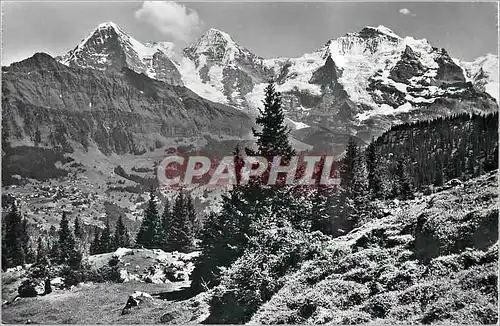 Cartes postales moderne Eiger Munch Jungfrau