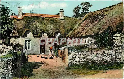 Cartes postales moderne La Normandie Pittoresque Une Chaumiere