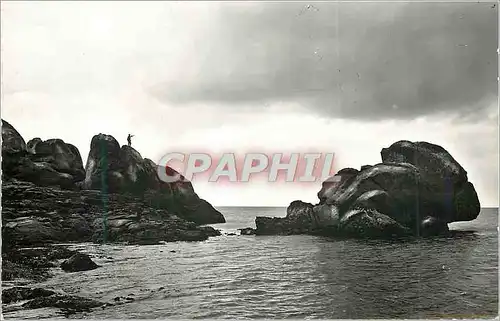 Moderne Karte Lesconil Les rochers