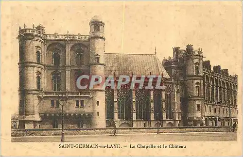 Cartes postales Saint Germain en Laye La Chapelle et le Chateau