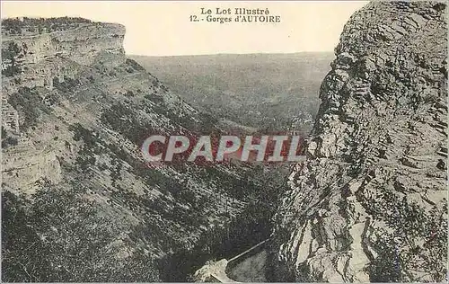 Cartes postales Lot Illustre Gorges d'Autoire