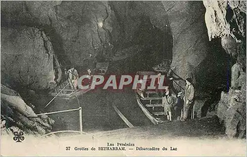 Ansichtskarte AK Les Pyrenees Grottes de Betharram Debarcadere du Lac Bateau