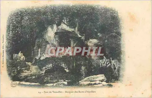 Cartes postales Parc de Versailles Bosquet des Bains d'Apollon