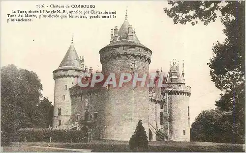 Ansichtskarte AK Chateau de Combourg La Tour situee a l'Angle N E appelee par Chateaubriand Tour du Maure plus el