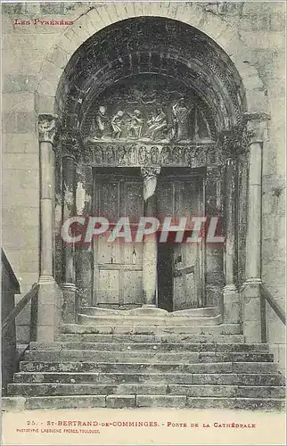 Cartes postales Les Pyrenees (Ier Serie) St Bertrand de Comminges Porte de la Cathedrale