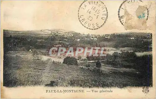 Cartes postales Faux La Montagne Vue generale