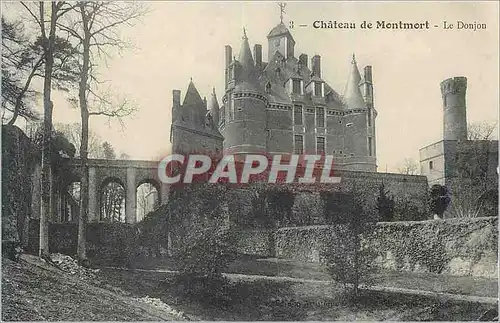 Ansichtskarte AK Chateau de Montmort Le Donjon