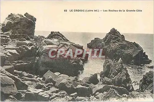 Cartes postales Le Croisic (Loire Inf) Les Roches de la Grande Cote