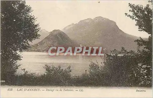 Ansichtskarte AK Lac d'Annecy Duingt vu de Talloires