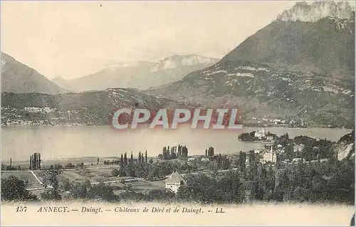 Ansichtskarte AK Annecy Duingt Chateaux de Dere et de Daingt