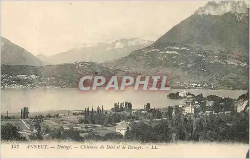 Cartes postales Annecy Duingt Chateaux de Dere et de Daingt