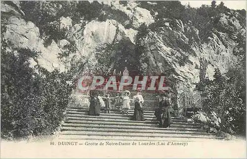 Ansichtskarte AK Duingt Grotte de Notre Dame de Lourdes (Lac d'Annecy) Enfants