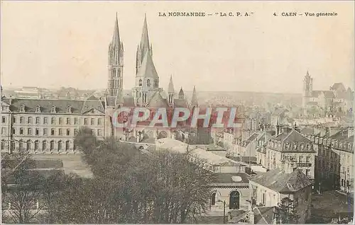 Cartes postales La Normandie La C P A Caen vue generale