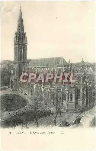 Cartes postales Caen L'Eglise Saint Pierre