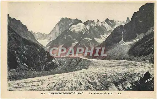 Cartes postales Chamonix Mont Blanc La Mer de Glace