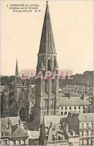 Ansichtskarte AK Vendome (L et Ch) L'Eglise de la Trinite