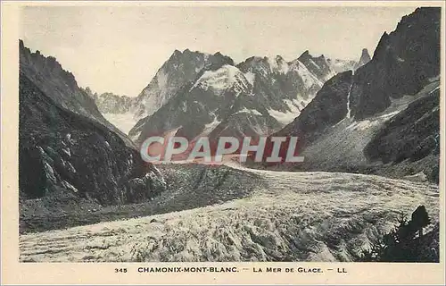 Cartes postales Chamonix Mont Blanc La Mer de Glace
