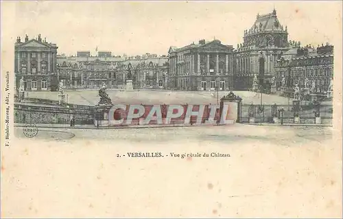 Cartes postales Versailles Vue generale du Chateau