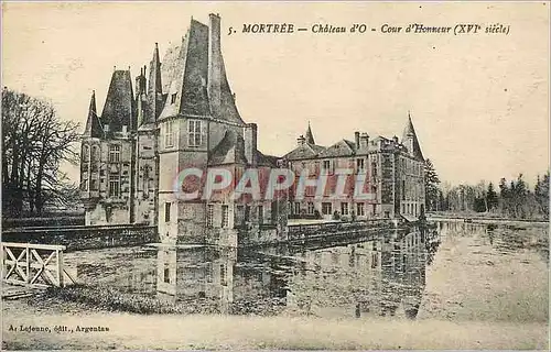 Cartes postales Mortree Chateau d'O Cour d'Honneur (XVIe siecle)