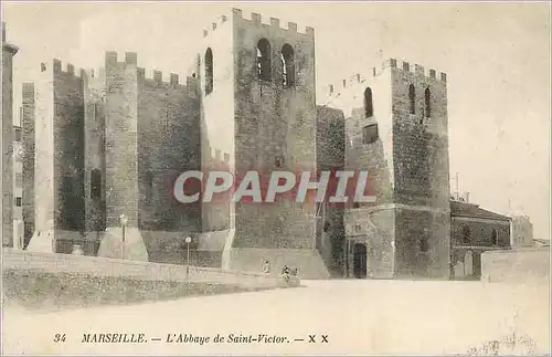 Cartes postales Marseille L'Abbaye de Saint Victor