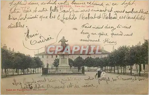 Cartes postales Luneville Place des Carmes Enfant