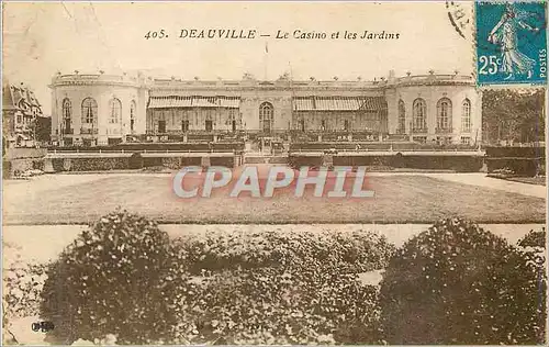 Ansichtskarte AK Deauville Le Casino et les Jardins